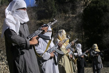 APTOPIX Pakistan Walk With Taliban