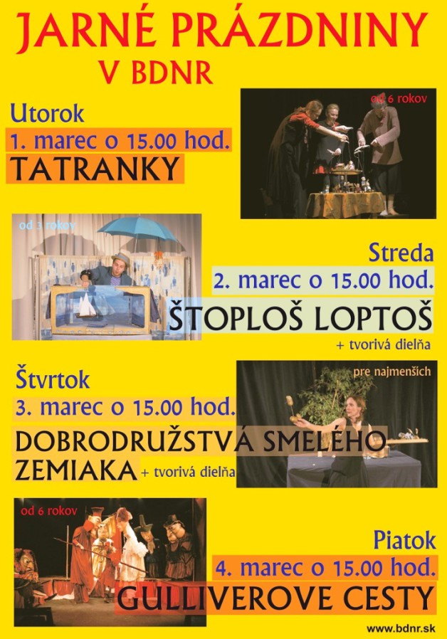 Jarne prazdniny 2016 bdnr plagat