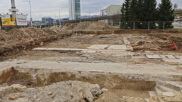 FOTO: Pred výstavbou OC POINT sa na Huštáku robí  archeologický prieskum