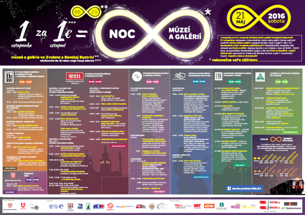 plagat noc galerii a muzei