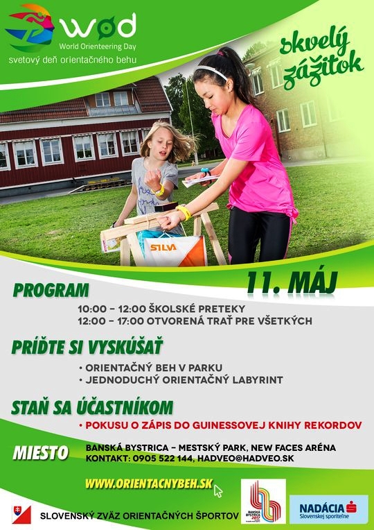 plagat svetovy den orietacneho behu