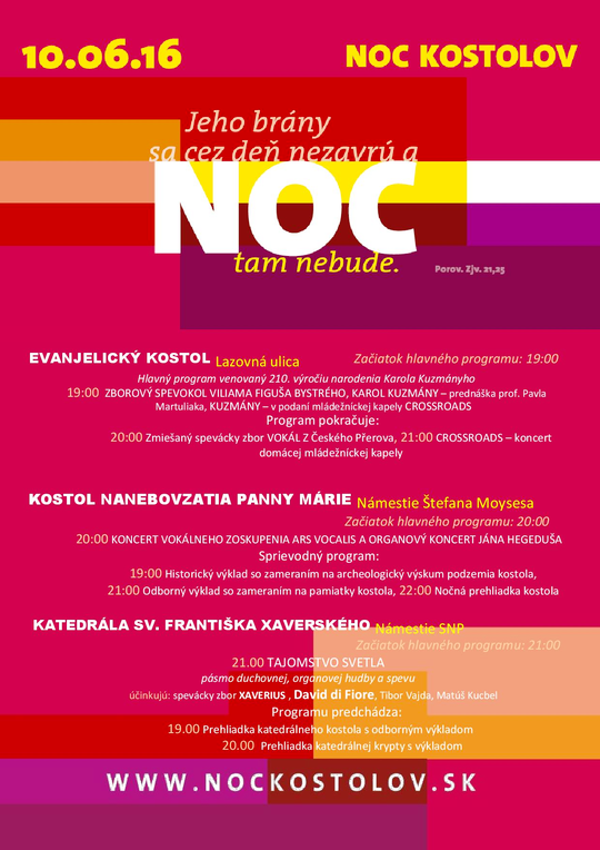 plagat noc kostolov