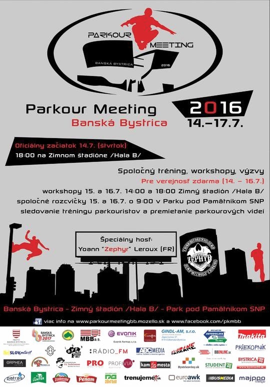 plagat parkour meeting