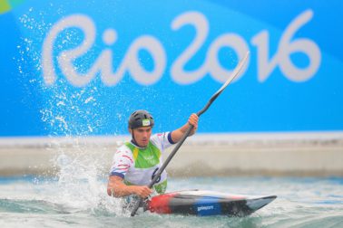 Brazília OH2016 Vodný slalom Muži K1 Semifinále