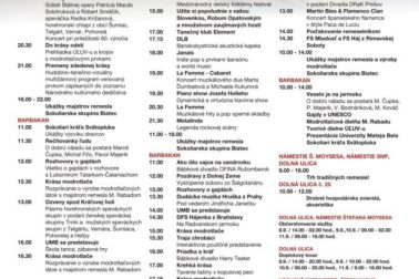 plagat program radvansky jarmok