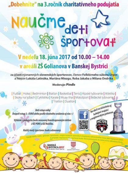 plagat naucme deti sportovat