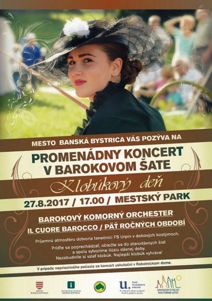 plagat promenádny koncert baroko