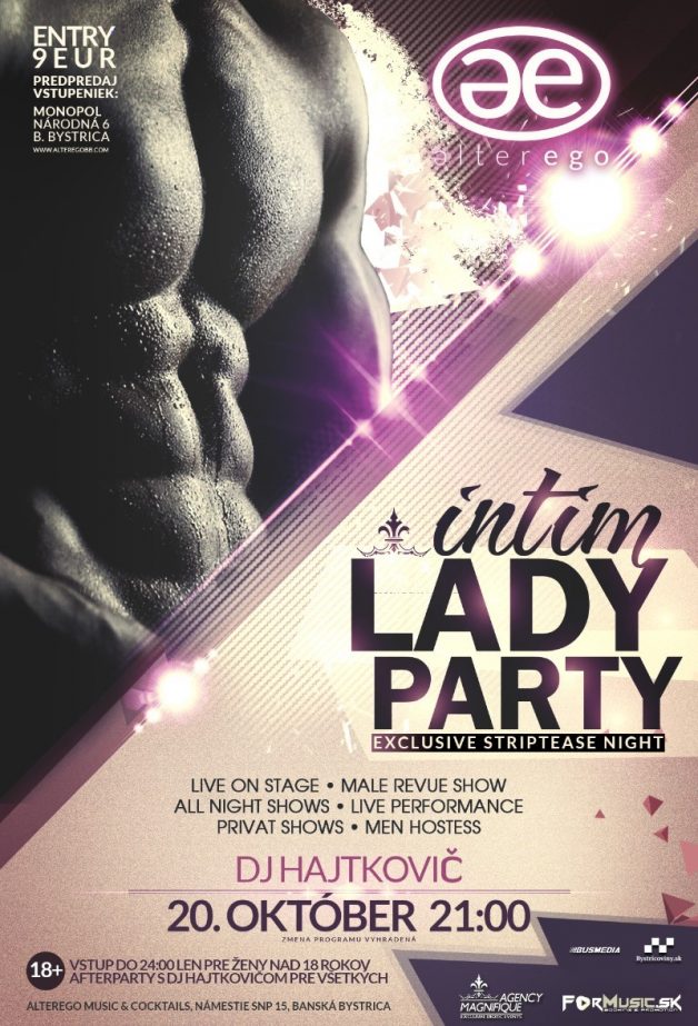 Intim Lady Party plagát