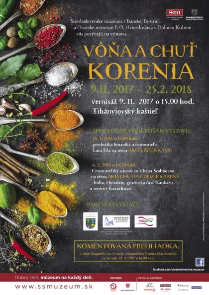 vystava vona a chut korenia