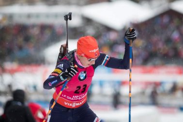 Francúzsko SR Biatlon SP šprint triumf Kuzminová