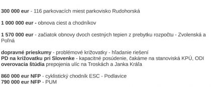 t dopravna infrastuktura