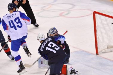 Kórea Pjongčang ZOH2018 hokej kval. 1/4 USA Slovensko