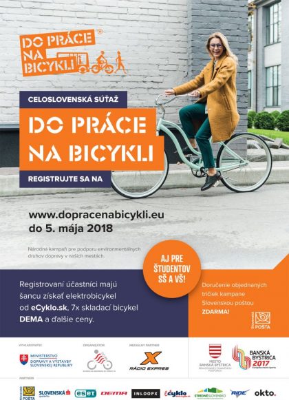 plagat do prace na bicykli