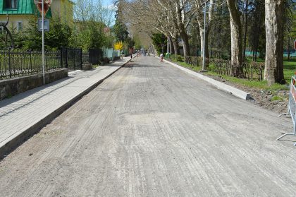 Pred asfaltovaním na Hurbanovej ulici