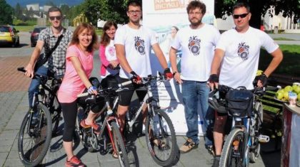 do prace na bicykli olovrant
