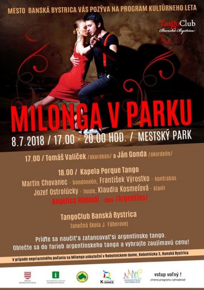 plagat milonga v parku