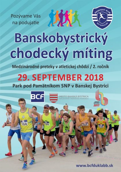CHODECKÉ PRETEKY BCF 2018 plagát