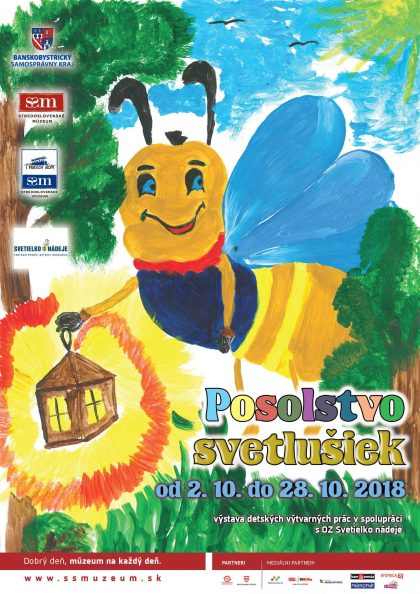 plagat Vystava Posolstvo svetlusiek