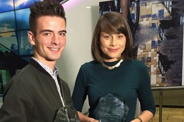 Víťazi súťaže Oliver Kuklovský a Fay Loewy