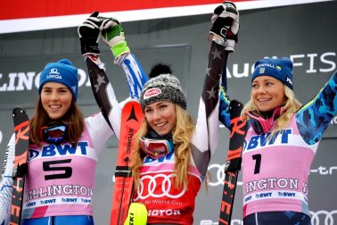 USA Killington Slalom Alpské Lyžovanie Ženy