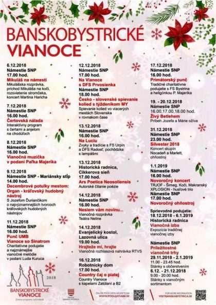 program banskobystricke vianoce 2018