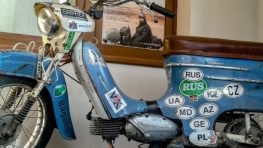 Slovenské múzeum máp vystavuje Pionier motocestovateľa Mareka Slobodníka