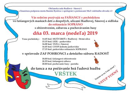 plagat fasiangy s pochodzkou