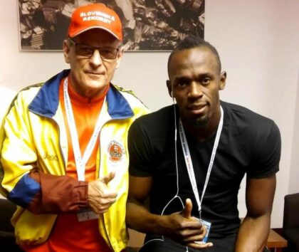 Vladimír Výbošťok a Usain Bolt