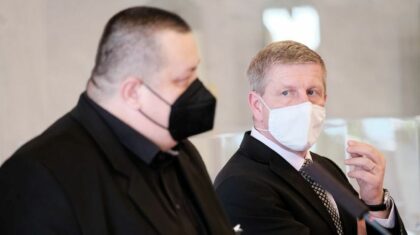 Zľava Ján Mikas a Vladimír Lengvarský