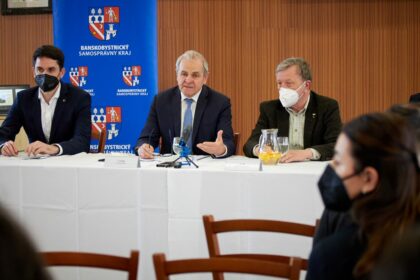Zľava Ondrej Lunter, Ján Lunter a Pavel Fiľo
