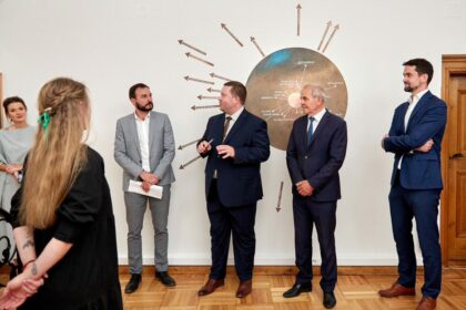 Zľava Peter Černek, Marcel Pecník, Ján Lunter a Ondrej Lunter