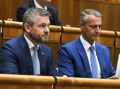 Zľava Peter Pellegrini a Richard Raši