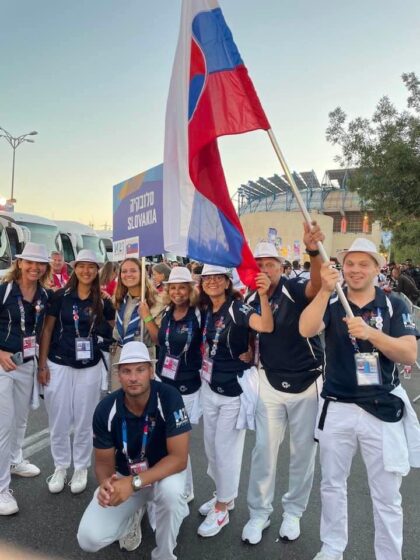 Slovenská výprava na Svetových hrách Maccabi v Izraeli