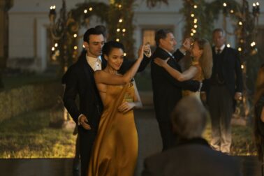 Thomas Doherty and Nathalie Emmanuel in Screen Gems in THE INVITATION