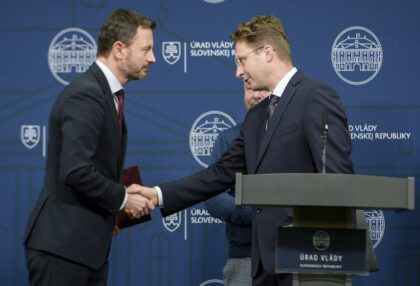 Zľava Vladimír Heger a Peter Visolajský