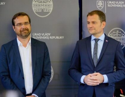 Zľava Marek Krajčí a Igor Matovič