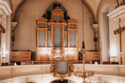 Organ v Evanjelickom kostole Lazovna
