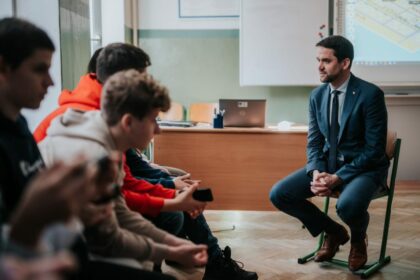 Ondrej Lunter so študentmi