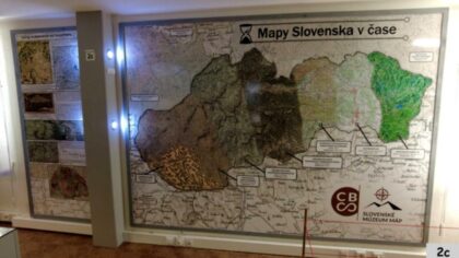 Lipského mapa v Slovenskom múzeu máp