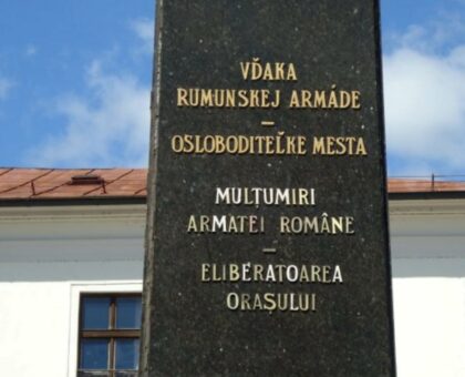 Vďaka Rumunskej armáde na Čiernom obelisku