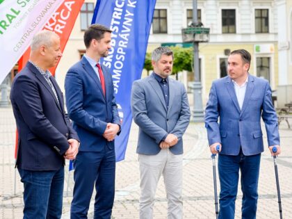 Zľava Ján Nosko, Ondrej Lunter Jiří Pěč a Ján Beljak