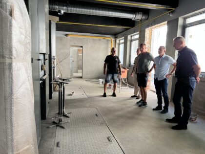Obhliadka rekonštruovaného krematória