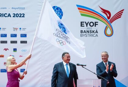 Zľava Nataša Ritonija, Spyros Capralos a Ján Nosko