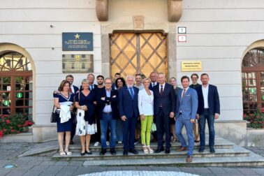 Delegácie z partnerských miest privítal v Banskej Bystrici primátor Ján Nosko 1