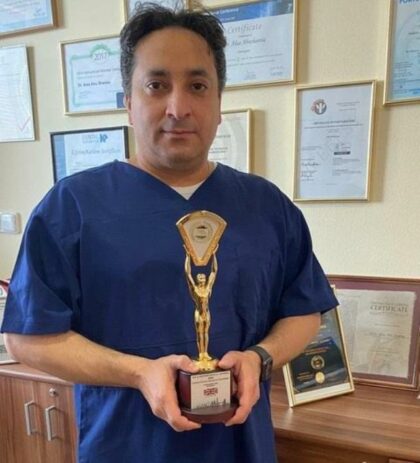 MUDr. Alaa Abu Shareia s cenou stomatologického Oscara
