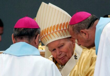 Pápež so slovenskými biskupmi