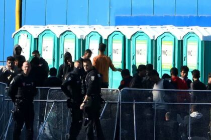 Zberný tábor pre migrantov vo Veľkom Krtíši