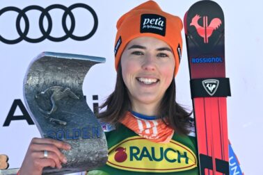 Rakúsko Alpské Lyžovanie Ženy Slalom Obrovský 2. kolo