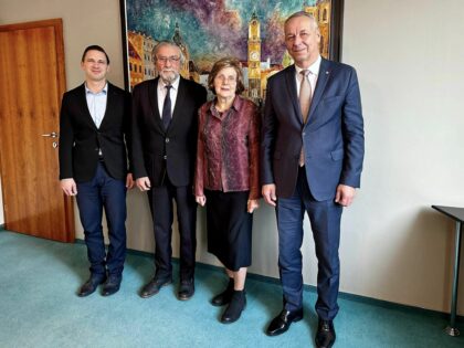 Zľava Martin Majling, Ján Hric, Oľga Hricová a Ján Nosko