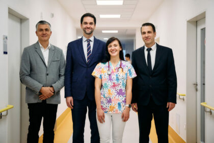 Zľava Peter Juhász, Ondrej Lunter, Margaréta Kašiarová a Juraj Gallo